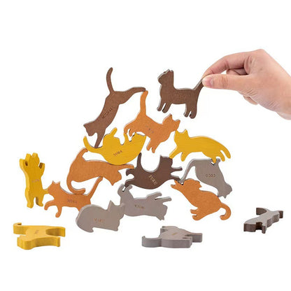 Animal Jenga Balance Building Blocks Hand-eye Coordination Toys