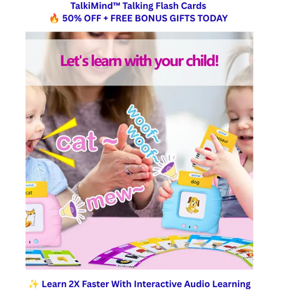 🧠 TalkiMind™ Makes Early Learning Effortless & Fun