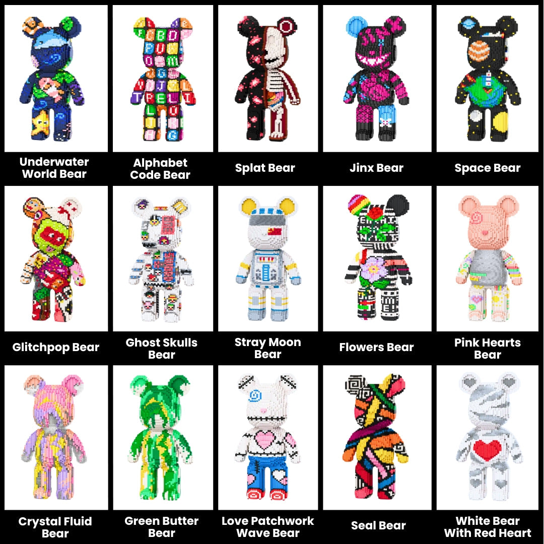 HeavenWrap™ Giant Buildable Brick Bear