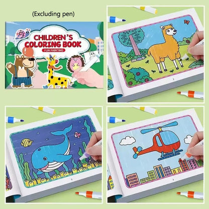 Kids Creative Drawing & Coloring Book