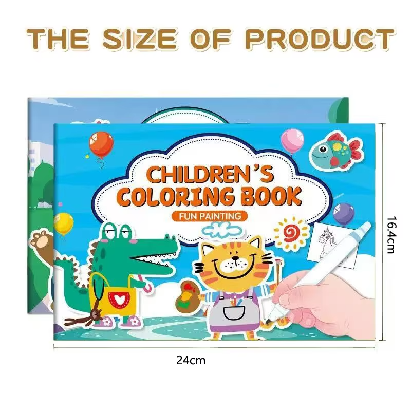 Kids Creative Drawing & Coloring Book