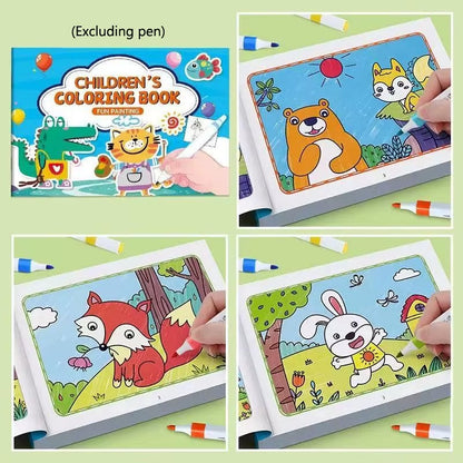 Kids Creative Drawing & Coloring Book