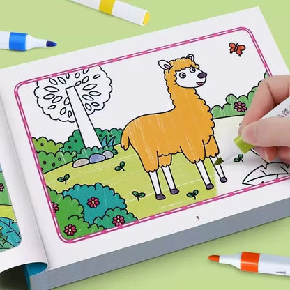 Kids Creative Drawing & Coloring Book