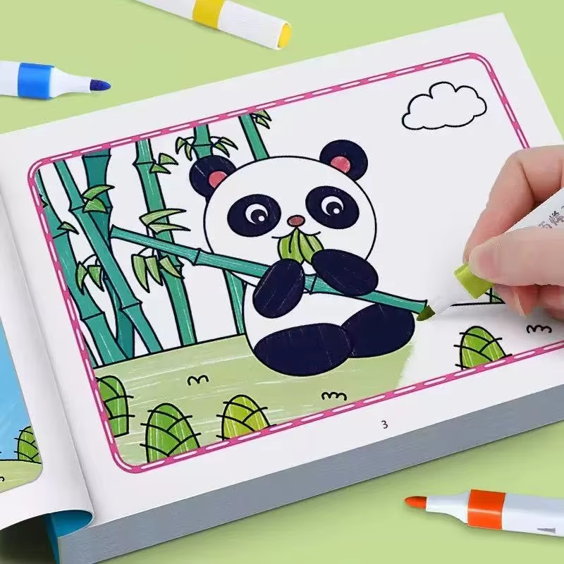 Kids Creative Drawing & Coloring Book